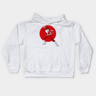 Google Red V Kids Hoodie